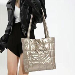 Quilted Putter Totes Double Handle - NWT Black, Pink, Silver or Champagne Gold